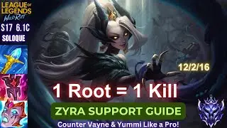 Wild Rift – Zyra Support Guide 2025 | How To Dominate Low Elo | Build, Runes & Gameplay