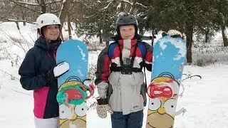 KOLYAN VS SNOWBOARD!