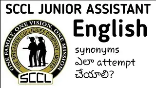 Singareni junior assistant English  synonyms|| singareni junior assistant notification