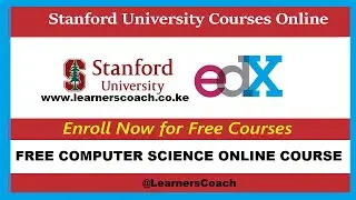 Stanford University Free Computer Science Courses With Certificate  | FREE Online Course