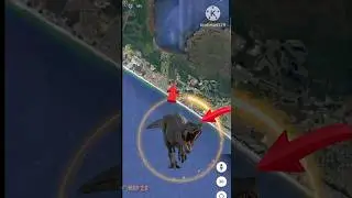 The giant dinosaur 🦕 found on google earth and google map #1k #shorts