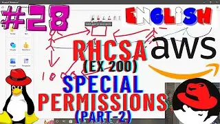 S-Permissions in Linux PART-2 | RHCSA|Part-28 | Practice in RHEL8 on AWS| ENG |Devops & System Admin