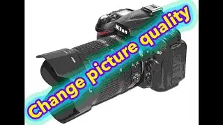 Nikon D90 | How to change picture quality in Nikon D90