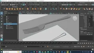 como crear un tenedor en maya autodesk 2024 paso a paso clase de maya gratuita