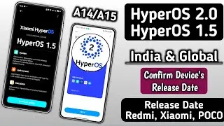 HyperOS 2.0 & HyperOS 1.5 India & Global Eligible Device's Confirm/50+ Redmi, Xiaomi, POCO Get 2.0