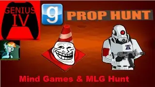 Mind Games & MLG Hunt | Gmod Prop Hunt 1v1 Ft. True Brony