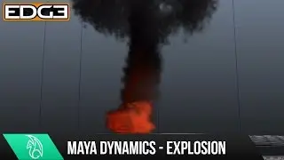 Maya Dynamics Tutorial - Ball of Fire Explosion HD