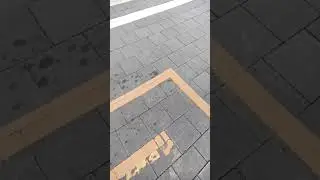 smoking at a train station in Germany 