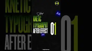 Awesome Kinetic Typography Text Animation _ #shorts #motiongraphics #aftereffect  #youtubeshorts