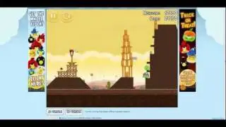 Angry Birds Chrome - Poached Eggs level 3-9 3 star walkthrough
