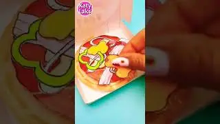 🍕бумажная пицца сделанная своими руками/бумажная кухня для лалафанфан