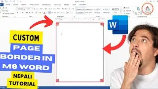 how to make a custom page border in microsoft word 2024 | page border in ms word