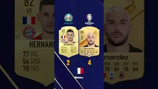 France EURO 2020 vs EURO 2024 ! #fifa #ratingyourteams #football #fc24
