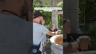 Святая вода в Дивеево #дивеево #святаявода #крест