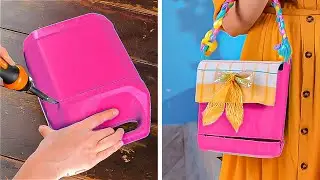 She Tansformed a Plastic Bottle into a Fashionable Bag!