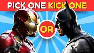 Iron Man vs Batman: Choose a Side! 🦸‍♂️ Pick One, Kick One Challenge!