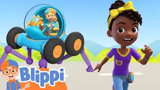 To The Race Track! | Blippi and Meekah Podcast | Educational Videos For Kids