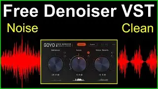 Best Free Denoiser VST Plugins GOYO noise removal decries audio noise for professional users for DAW