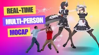 Real-time Multi-person Motion Capture with Webcams or Video Files in Unity