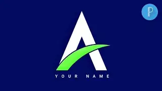 A professional logo design in pixellab | Letter A logo design in Android | Modern logo design