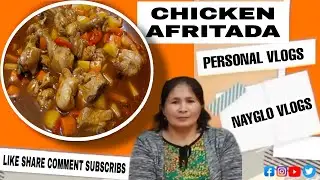 Lutong Bahay || Chicken Afritada || Menu natin for today || NagGlo Vlogs