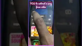 How to Extract song from video in inshot app 