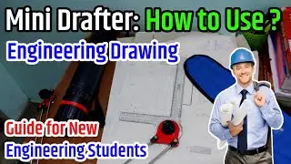 How to use Drafter and Sheet Holder | Engineering Students | Engineering Drawing
