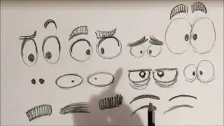 APRENDER A DIBUJAR OJOS CARICATURA