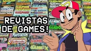 REAGINDO ÀS REVISTAS ANTIGAS DE GAMES - Com @NintendoFan e@MaxwelThuThu