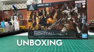 UNBOXING Bandai 30MM ARMORED CORE Ⅵ FIRES OF RUBICON RaD CC-2000 ORBITER Nightfall