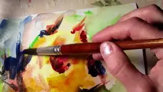 Акварель Ольги Руссу. Watercolor/Olga Russu