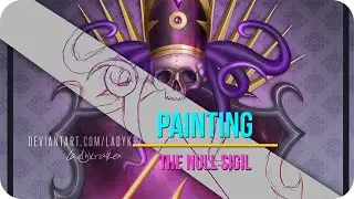The Null Sigil Coat of Arms - Steps Digital Painting Tutorial
