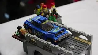 Lego Rally Cars! Twintails Rally Off