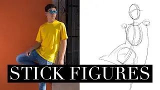 If You Can Draw A Stick, You Can Draw A Person | Life Drawing Lesson: Stick Figures