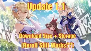 Update Baru 1.1 Genshin Impact Berapa GB? + Test Reroll di Update 1.1 Masih Bisa?