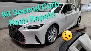 Quick Repair on a Lexus Wheel