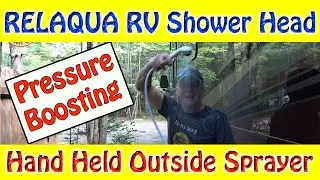 Relaqua RV Outside Pressure Boosting Shower Head Review