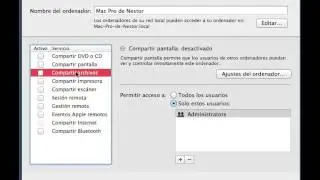 How to share a folder from macbook pro | Como compartir una carpeta desde la macbook pro