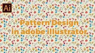 Pattern design in adobe illustrator