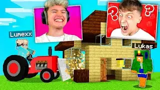 Lukas BAUT sein ERSTES HAUS in MINECRAFT und LUMEXX ZERSTÖRT es HEIMLICH 😡 #1