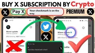 How to Buy X (Twitter) Premium Using Crypto | Get Blue Checkmark Fast (Step by Step Guide)