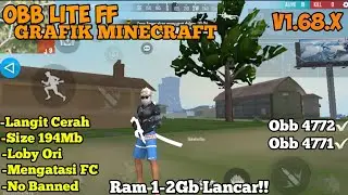 OBB LITE FF || GRAFIK MINECRAFT FREE FIRE || OBB LITE TERBARU  ALL DEVICE