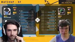 Талала и Чикони смотрят матч BlackDog5 VS enri на Corsace Closed 2023. Полуфинал.