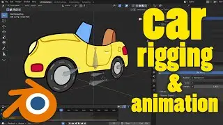 Simple Grease Pencil Car Rigging & Animation Method | Blender 2.93