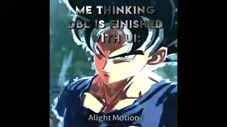 Ultra UI Goku's Honest Reaction: | Short Edit #dbl #goku #dblegends #dragonball #edit #ui #dbs