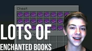 GET UNLIMITED ENCHANTED BOOKS WITHOUT CHEATING IN SURVIVAL!!