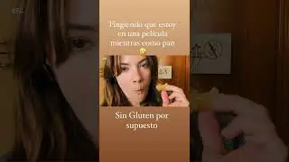 Fingiendo que estoy en una película mientras estoy comiendo 🤣