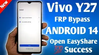 Vivo Y27 (V2249) FRP Bypass  Android 14 100% Working - 2025 New Security Patch Bypass Tutorial