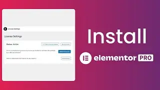 Install Elementor Pro in WordPress