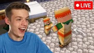 BUILDING A MINECRAFT JAVA IRON FARM PT.2 - VILLAGERS... | Minecraft Live 🔴